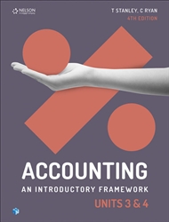 Accounting: An Introductory Framework Units 3 & 4 Student Book with 1 Access Code for 26 Months - 9780170401890
