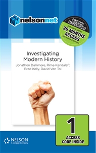 Nelson Modern History: Investigating Modern History (1 Access Code Card) - 9780170402064