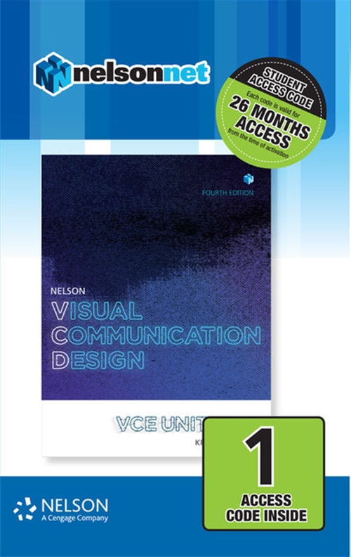 Picture of  Nelson Visual Communication Design VCE Units 1 ' 4 (1 Access Code Card)