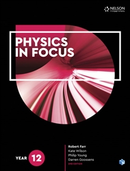 Physics in Focus Year 12 Student Book - 9780170409131