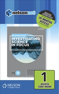 Investigating Science in Focus Year 11 (1 Access Code Card) - 9780170411257