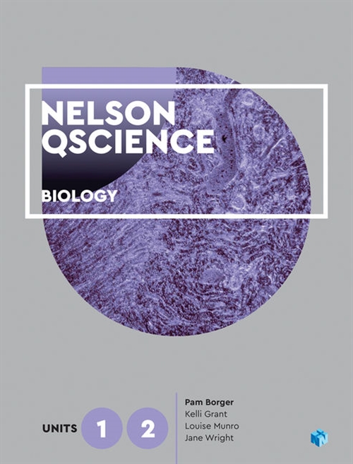 Picture of  Nelson QScience Biology Units 1 & 2 (Student Book with 4 Access Codes)