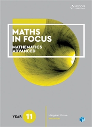 Maths in Focus 11 Mathematics Advanced Student Book - 9780170413152