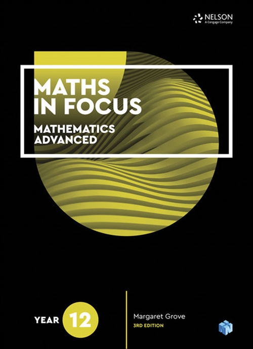 Picture of  Maths in Focus 12 Mathematics Advanced Student Book with 1 Access Code  for 26 Months