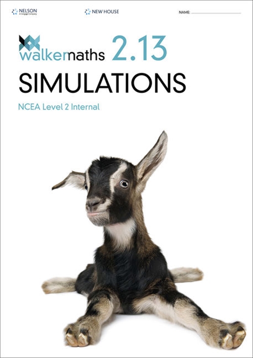 Picture of  Walker Maths Senior 2.13 Simulations Workbook