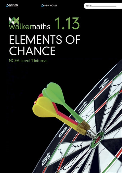Picture of  Walker Maths Senior 1.13 Elements of Chance Workbook