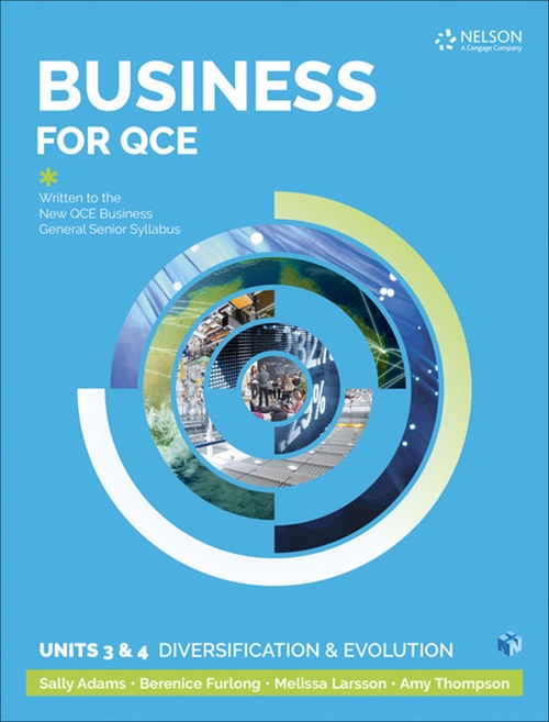 Picture of  Business for QCE: Units 3 & 4: Diversification and Growth ' Student  Book with 1 Access Code for 26 Months