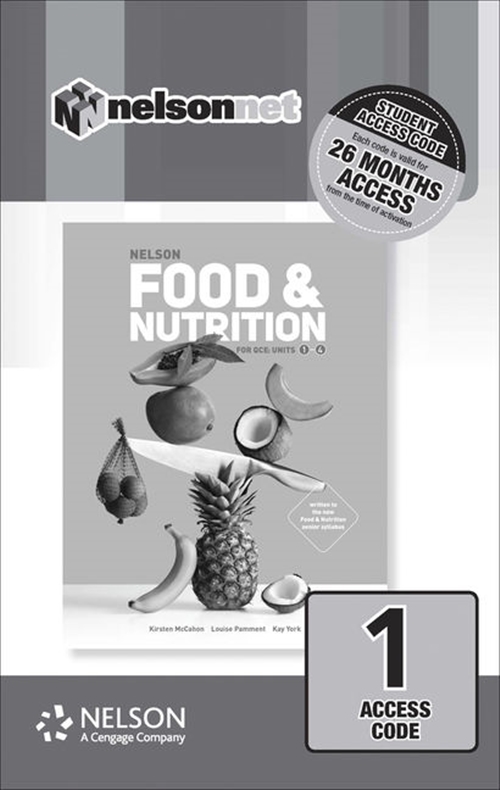 Picture of  Nelson Food & Nutrition for QCE (1 Access Code Card)