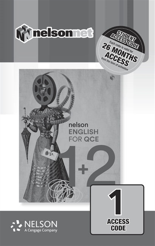 Picture of  Nelson English for QCE Units 1 & 2 (1 Access Code Card)