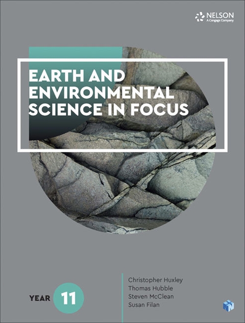 Picture of  Earth and Environmental Science in Focus Year 11 Student Book with 1 Code