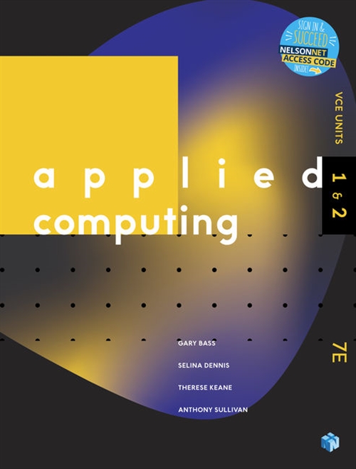 圖片 Applied Computing VCE Units 1 & 2 Student Book with 1 Access Code