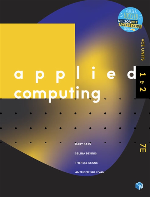 Picture of  Applied Computing VCE Units 1 & 2 Student Book with 1 Access Code
