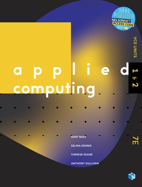 Picture of Applied Computing VCE Units 1 & 2 Student Book with 1 Access Code