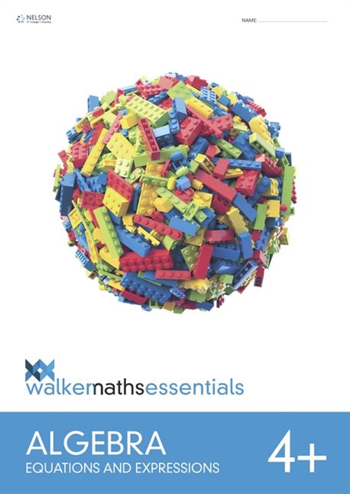 Picture of  Walker Maths Essentials Algebra Level 4+ Workbook
