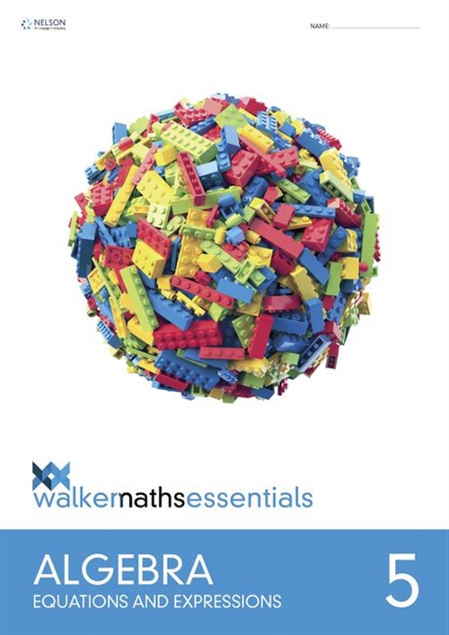 Picture of  Walker Maths Essentials Algebra Level 5 Workbook