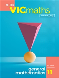 Nelson VICmaths 11 General Mathematics Student Book with 1 Access Code - 9780170448192