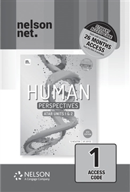 Human Perspectives ATAR Units 1 & 2 (1 x 26 month NelsonNetBook access code card) - 9780170449151
