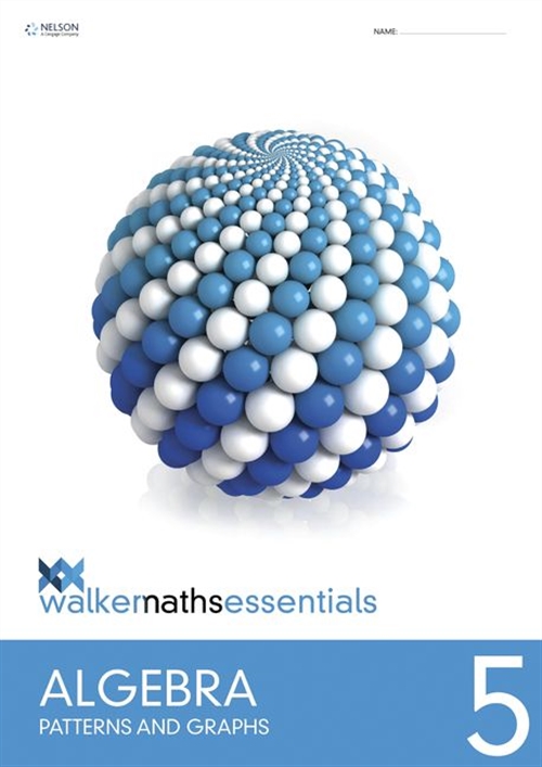 Picture of  Walker Maths Essentials Algebra 5: Patterns and Graphs