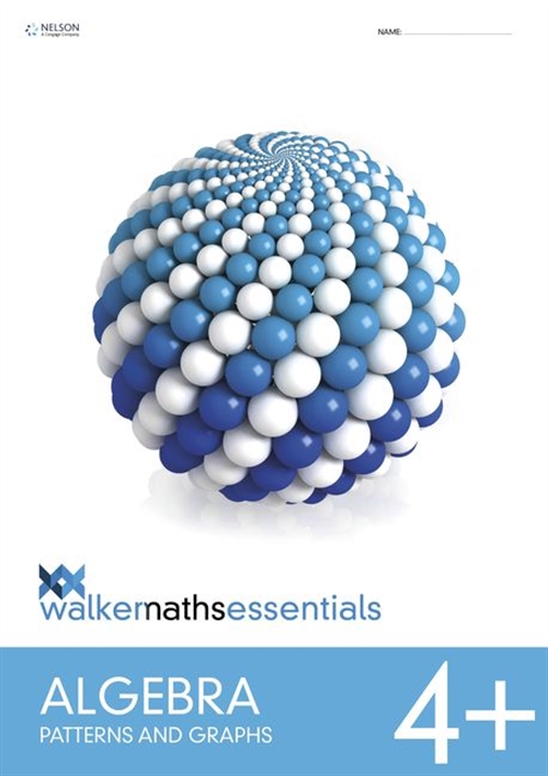 Picture of  Walker Maths Essentials Algebra 4+: Patterns and Graphs
