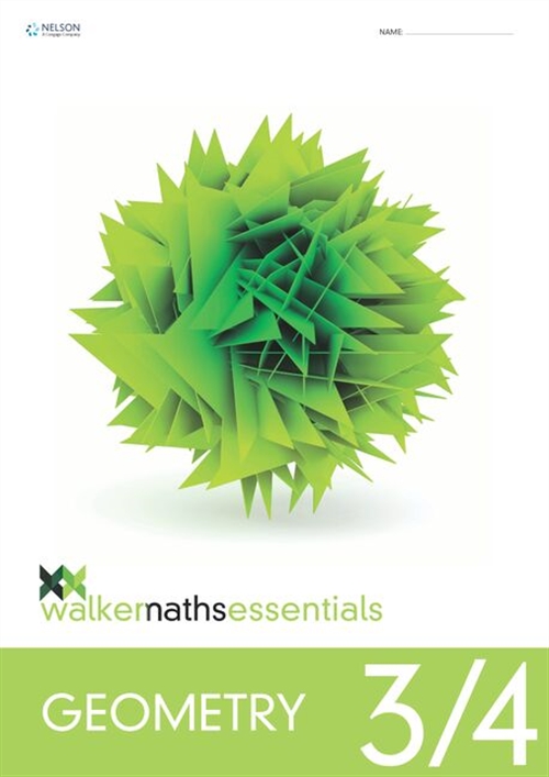 Picture of  Walker Maths Essentials Geometry 3/4 WorkBook