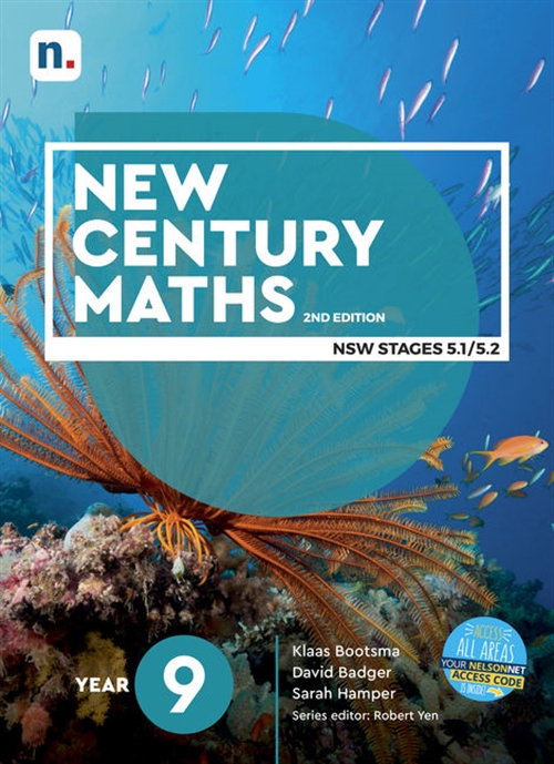 Picture of  New Century Maths 9 NSW Stage 5.1/5.2 (Student Book with 1 Access code)