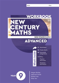 New Century Maths 9 Advanced Workbook - 9780170453394