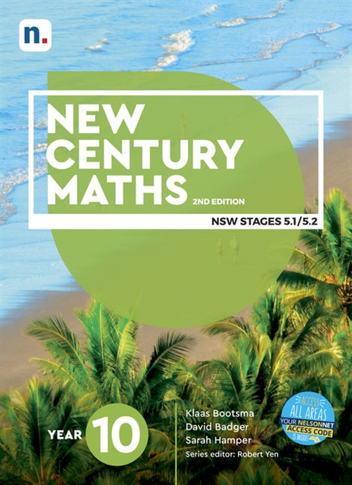 Picture of  New Century Maths 10 NSW Stages 5.1/5.2 Access code (Student Book with 1 Access code)