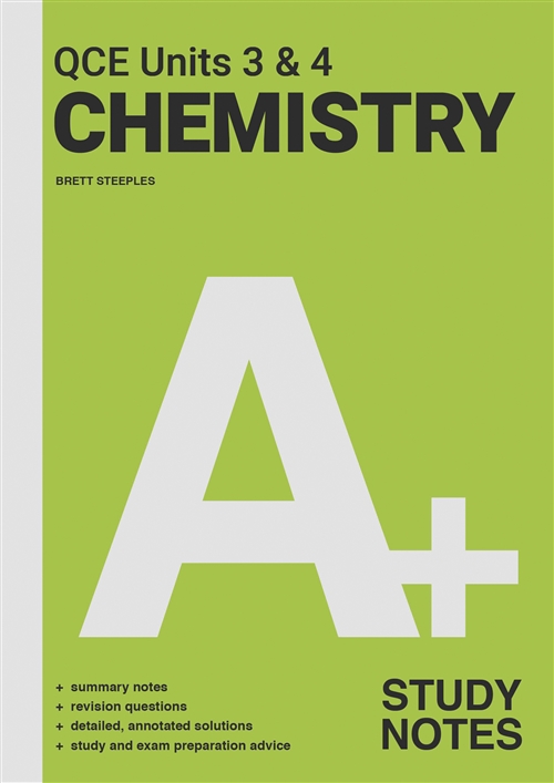 Picture of  A+ Chemistry QCE Units 3 & 4 Study Notes