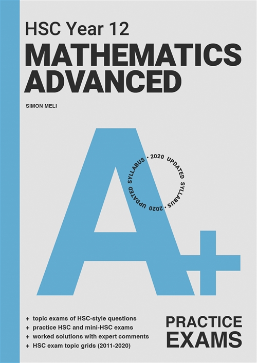 Picture of  A+ HSC Year 12 Mathematics Advanced Practice Exams