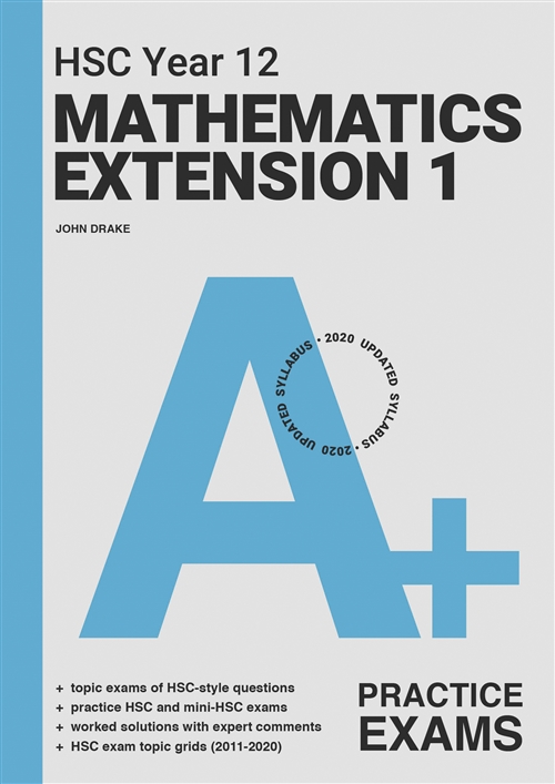 Picture of  A+ HSC Year 12 Mathematics Extension 1 Practice Exams