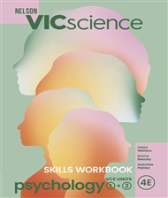 VICscience Psychology VCE Units 1 & 2 Skills Workbook - 9780170465045