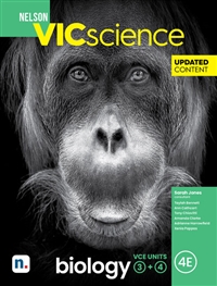 Nelson VicScience Biology VCE Units 3 &4 Student Book Updated