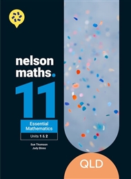 Nelson QCE Essential Mathematics Units 1 & 2 1E + NMT - 9780170484589