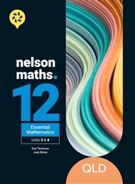 Nelson QCE Essential Mathematics Units 3 & 4 1E + NMT - 9780170484664