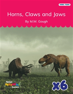 Horns, Claws and Jaws x 6 (Vowel Teams) - 9780170488020
