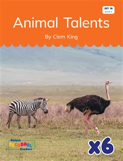 Animal Talents x 6 (Set 18, Book 4) - 9780170488365
