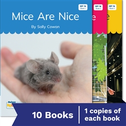 Nelson Decodable Readers Set 16 Soft c & g / Trigraphs / Jobs of y Set Pack x 10 - 9780170488648