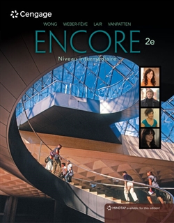 eTextbook: Encore Intermediate French, Student Edition: Niveau intermediaire - 9780357701249