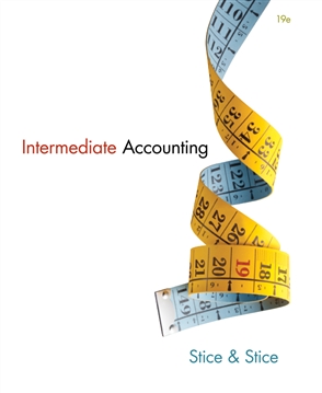 accounting intermediate stice 19th solutions edition cengage isbn