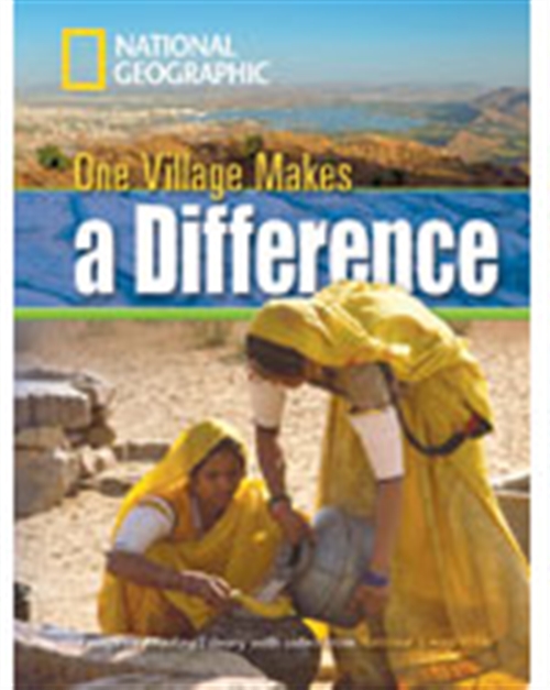 Picture of  One Village Makes a Difference + Book with Multi-ROM : Footprint  Reading Library 1300