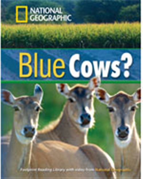 Picture of  Blue Cows? + Book with Multi-ROM : Footprint Reading Library 1600