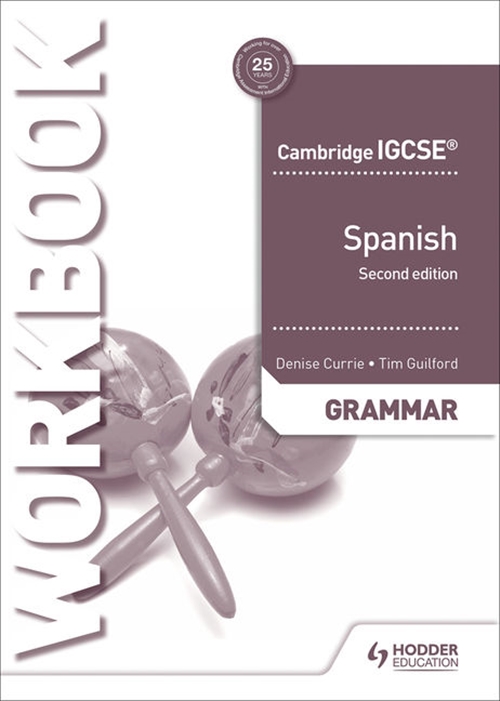 Picture of  Cambridge IGCSE Spanish Grammar Workbook 2nd Edition