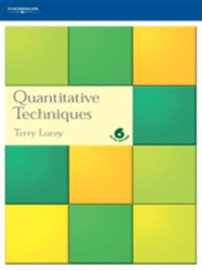 quantitative techniques cengage isbn